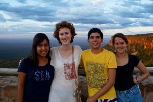 Friends at the Morro do Gritador.